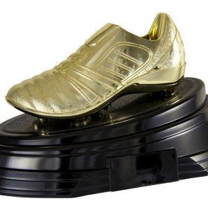 Golden Boot on Base (Plastic), Trophy, Aussie Rules, Football, Rugby, Rugby League