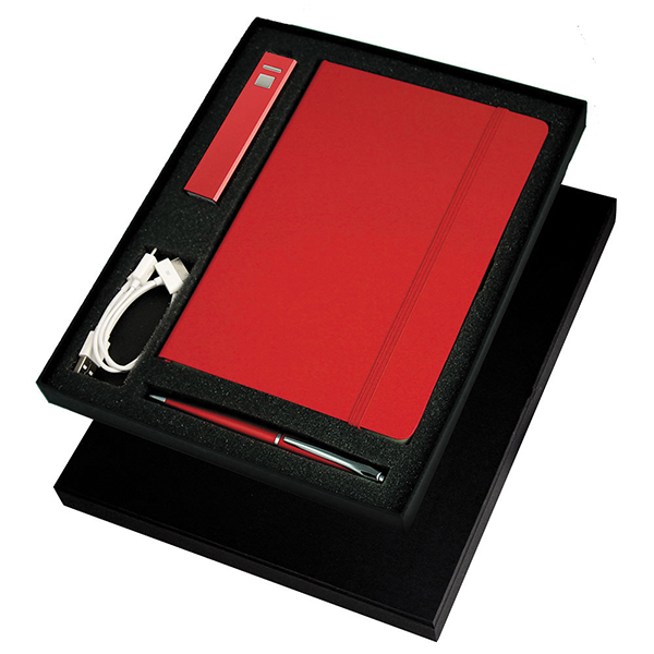 Ambassador Bound JournalBook, a Jolt Charger and a Grobisen Pen
