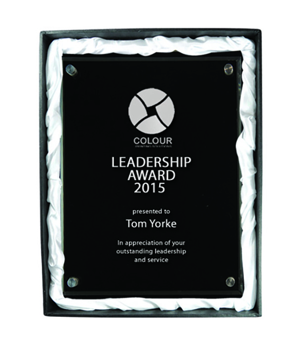 Plaque with Acrylic