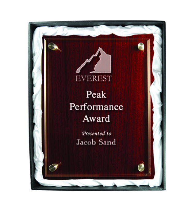 Plaque with Acrylic