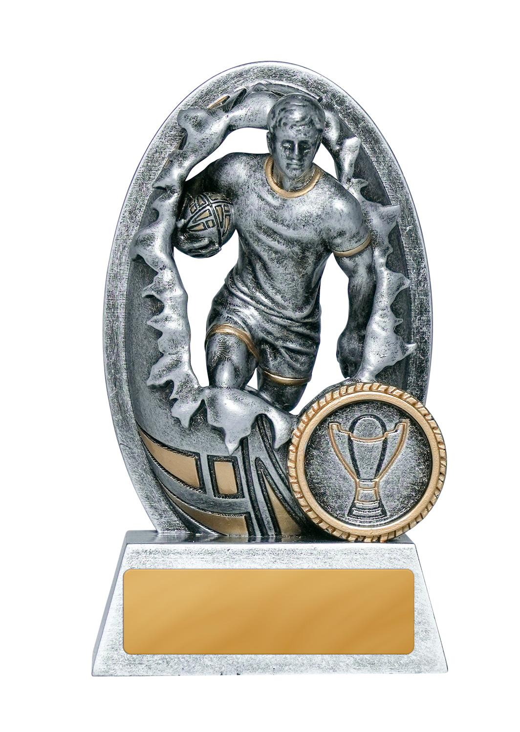 Touch Trophy Hit It Up - Rugby Male (Resin), Trophy, Rugby, Rugby League, Touch ...