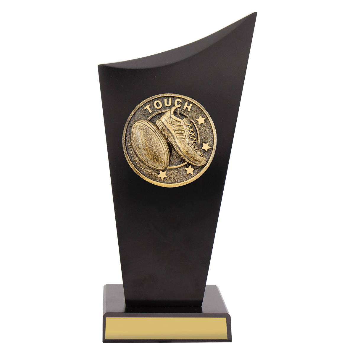 Touch Trophy Spartan Crest - Touch (Timber), Trophy, Touch Rugby | Champion Trophies ...