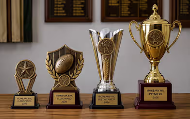 Trophy size guide